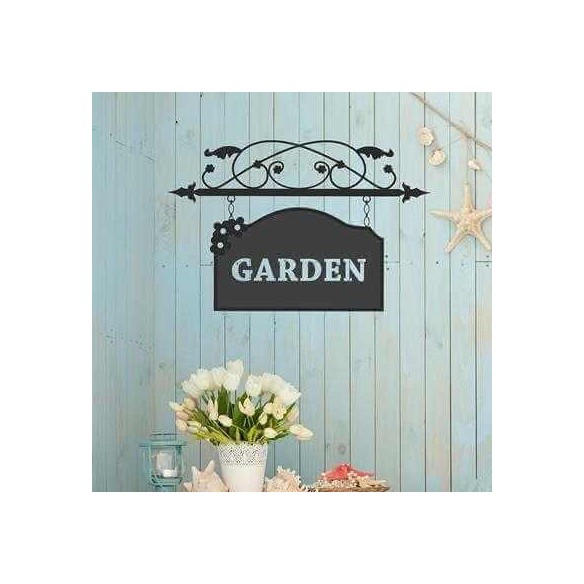Adesivo Decorativo - Placa Jardim - Medidas 0,91x0,59M (Jardim)