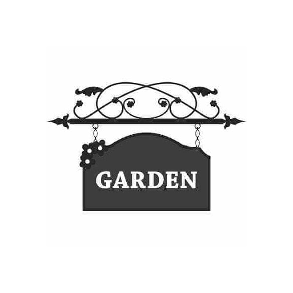 Adesivo Decorativo - Placa Jardim - Medidas 0,91x0,59M (Jardim)