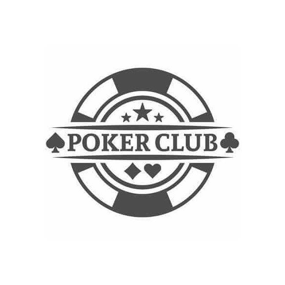 Adesivo Decorativo - Poker Club - Medidas 0,76x0,59M (Clube de Poker)