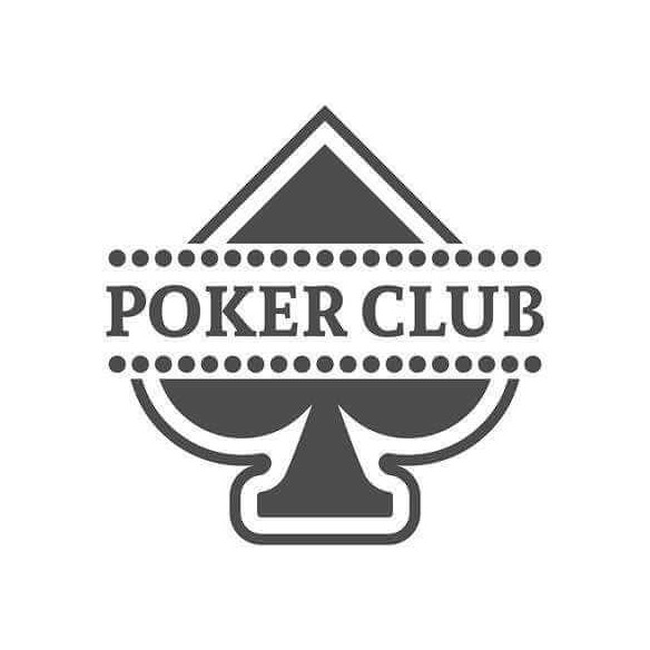 Adesivo Decorativo - Poker Club Espada - Medidas 0,59x0,59M (Clube de Poker)