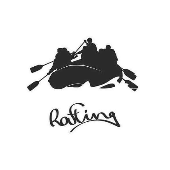 Adesivo Decorativo - Rafting - Medidas 0,72x0,59M (Jangada)