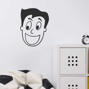 Adesivo Decorativo - Rosto...