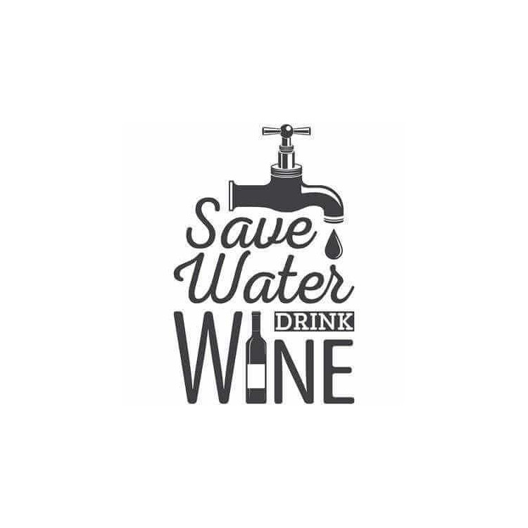 Adesivo Decorativo - save water 0,59x0,91...