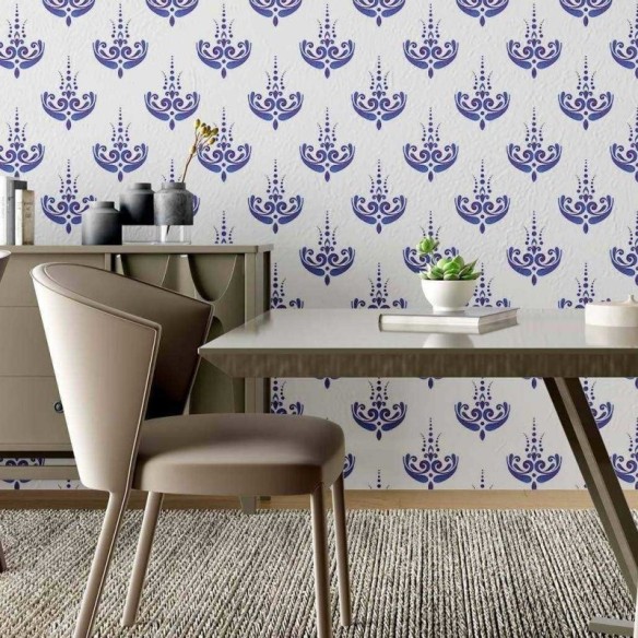 Papel de Parede Adesivo Arabesco Artístico N02206