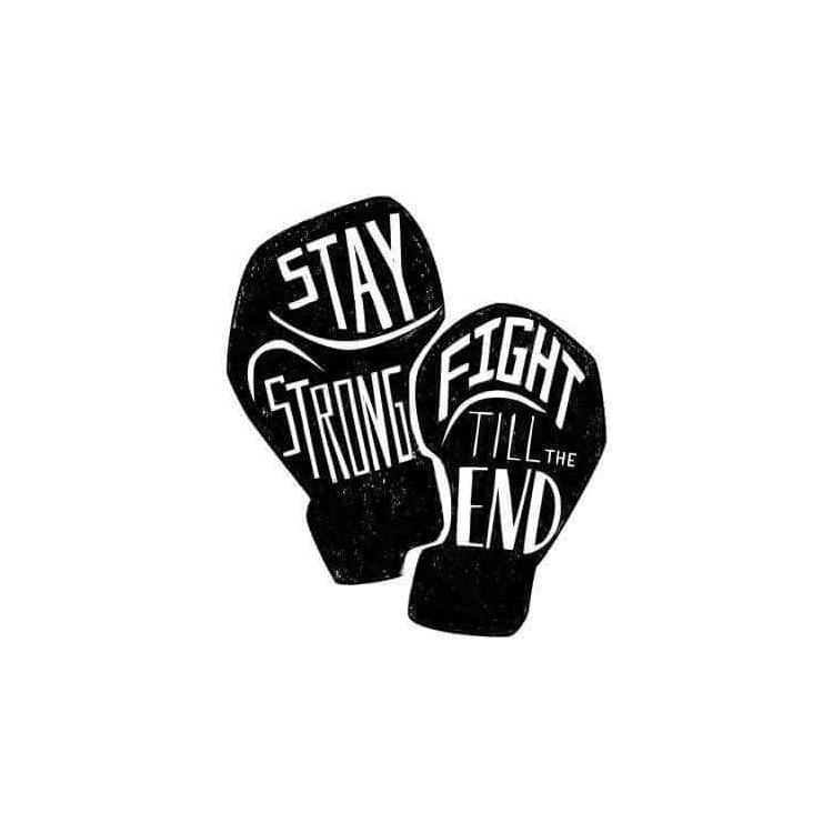 Adesivo Decorativo - Stay Strong - Medidas...