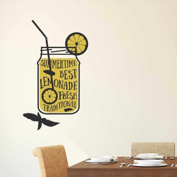 Adesivo Decorativo - summertime0, 59x1,00 Metros (A melhor limonada fresca e tradicional do verão)