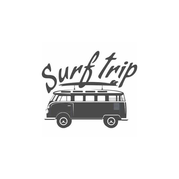 Adesivo Decorativo - Surf Trip - Medidas...