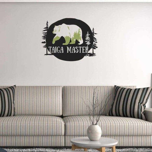 Adesivo Decorativo - Taiga Master - Medidas 0,78x0,59M