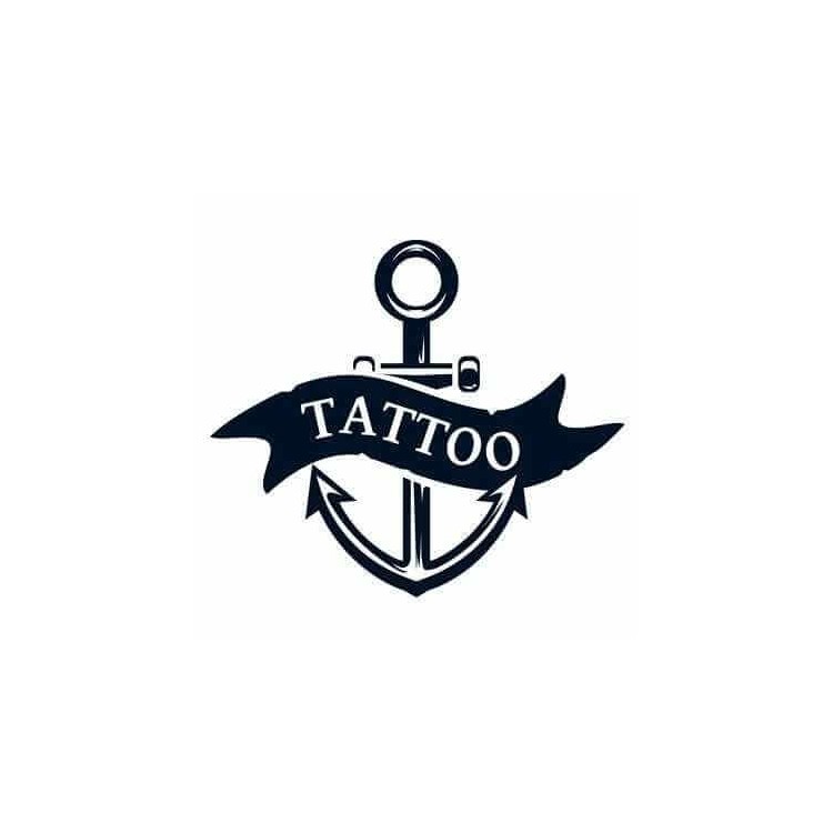 Adesivo Decorativo - Tattoo Ancora - Medidas...