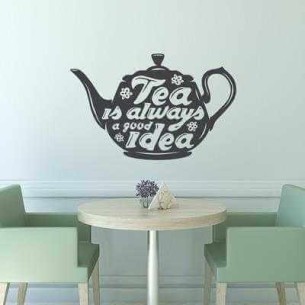 Adesivo Decorativo - tea is...