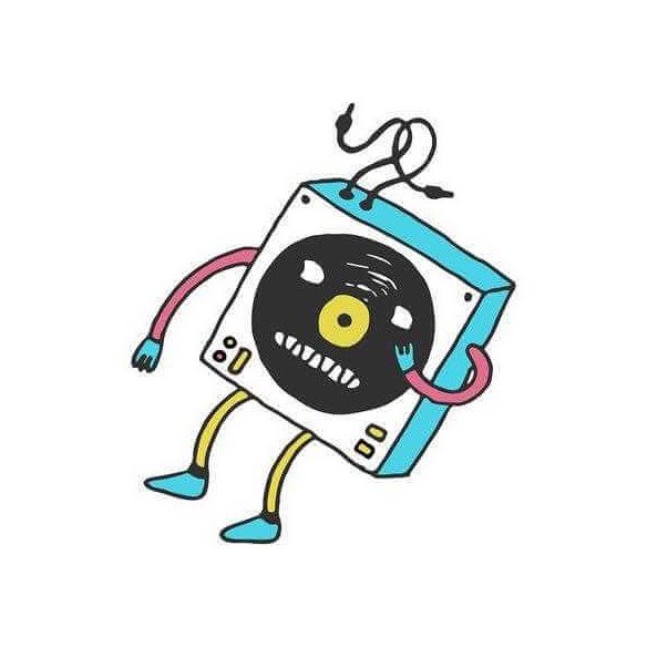 Adesivo Decorativo - Toca Disco - Medidas 0,59x0,67M