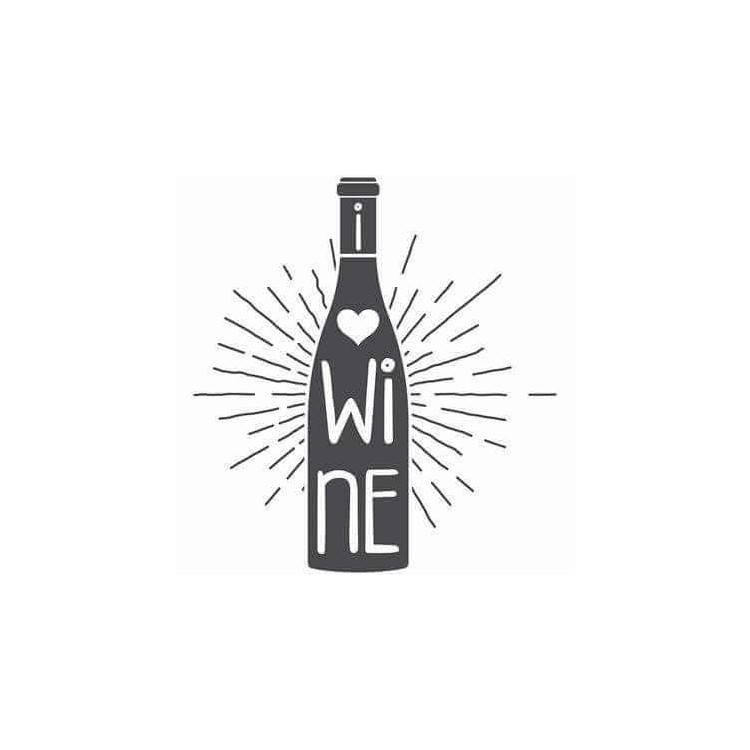 Adesivo Decorativo - WINE 0,59X0,65 Metros (Vinho)