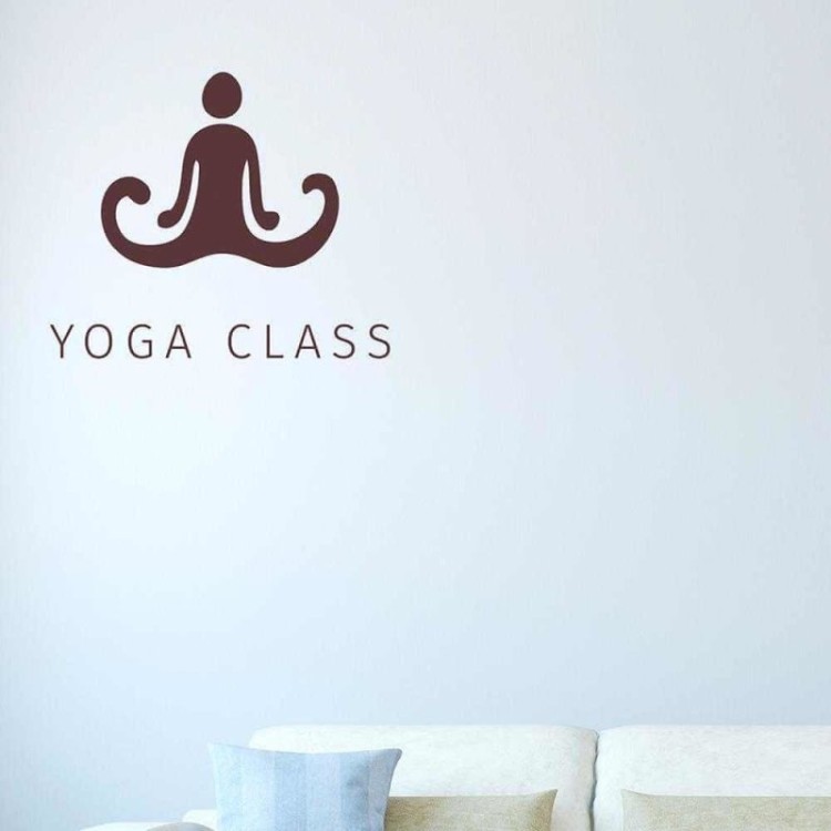 Adesivo Decorativo - Yoga Clas 100 - Medidas 0,7x0,59M (Aula de Yoga)
