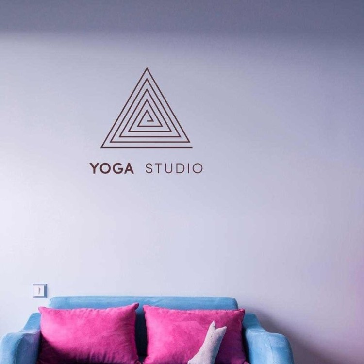 Adesivo Decorativo - Yoga Studio 102 - Medidas 0,62x0,59M