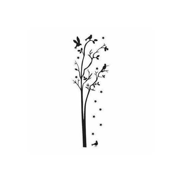 Adesivo Decorativo Arvores e Galhos 23 - medidas 0,59x1,83m