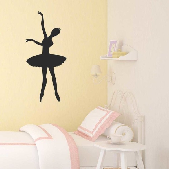 Adesivo Decorativo Bailarina Medidas 0,59x1,29 Metros