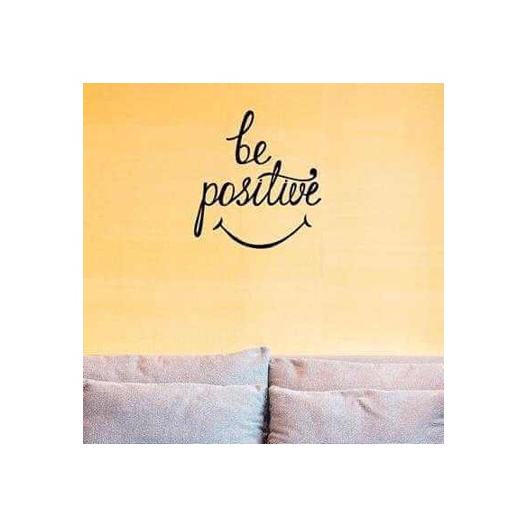Adesivo Decorativo Be Positive Medida 0,59x0,64 Metros (Seja positivo)