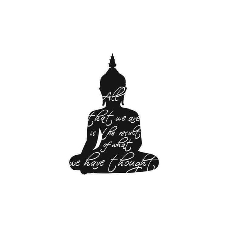 Adesivo Decorativo Buddha Medida 0,59x0,79...