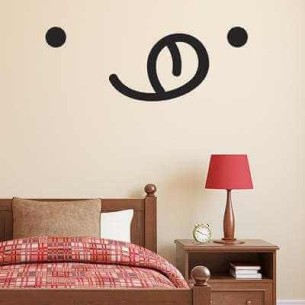 Adesivo Decorativo Carinha...