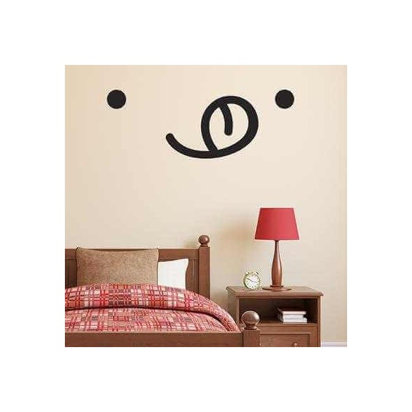 Adesivo Decorativo Carinha E7 Medidas 1,6x0,59 Metros