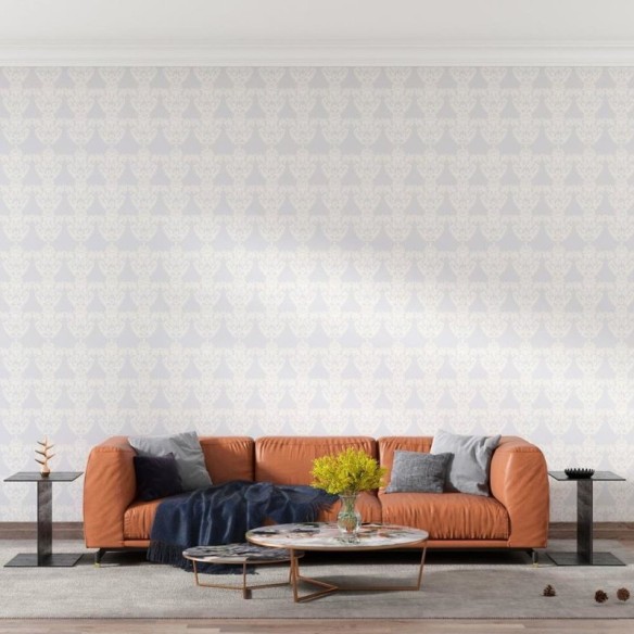 Papel de Parede Adesivo Arabesco bege N08179