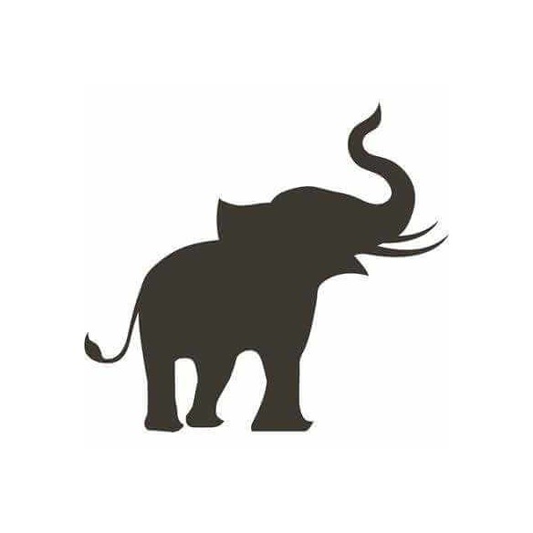 Adesivo Decorativo Elefante Medidas 0,64x0,59 Metros