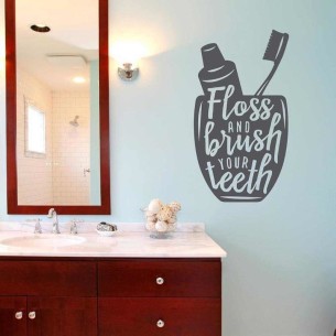 Adesivo Decorativo Floss...