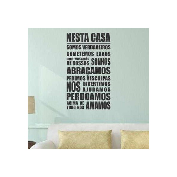 Adesivo Decorativo frases 0114-0,58x1,00m