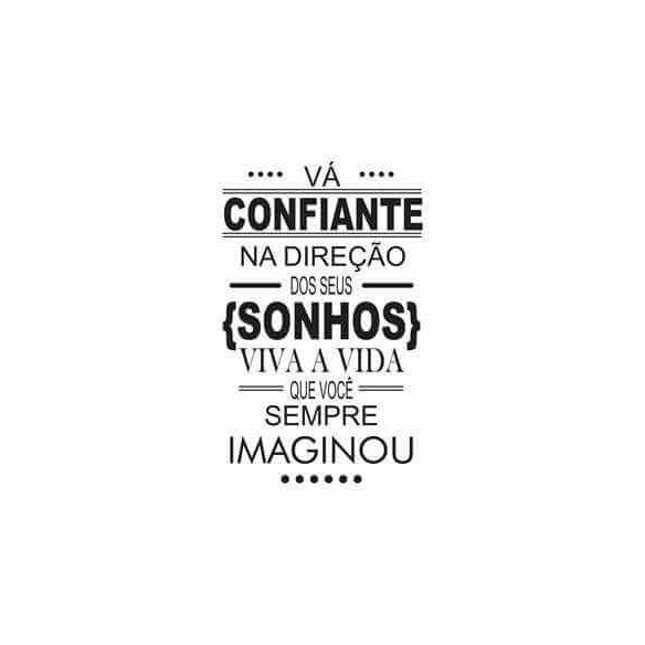 Adesivo Decorativo frases 0214-0,58x0,93m