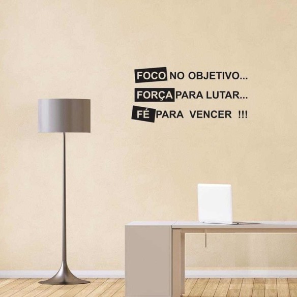 Adesivo Decorativo frases 9-0,55x1,14m0,55x1,14