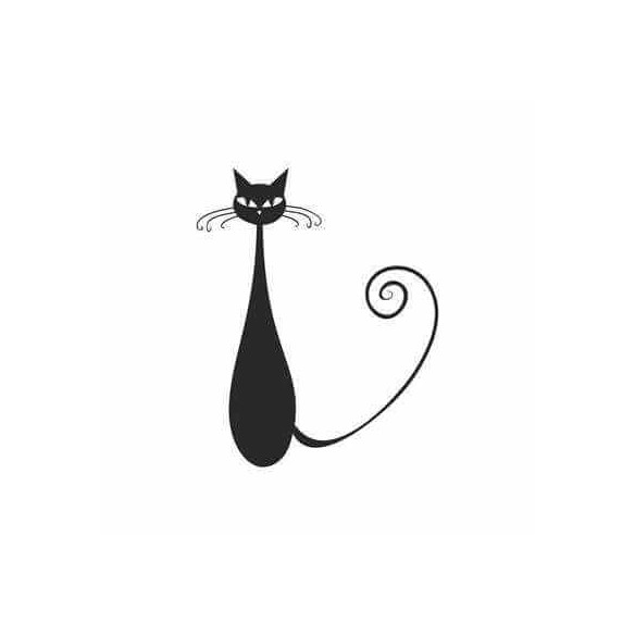 Adesivo Decorativo Gato 40