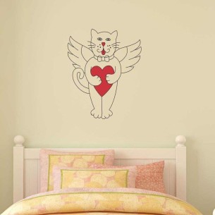 Adesivo Decorativo Gato...