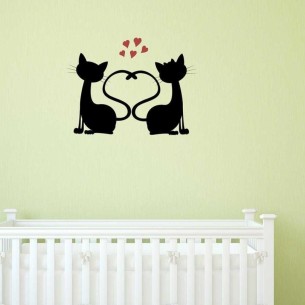 Adesivo Decorativo Gatos...