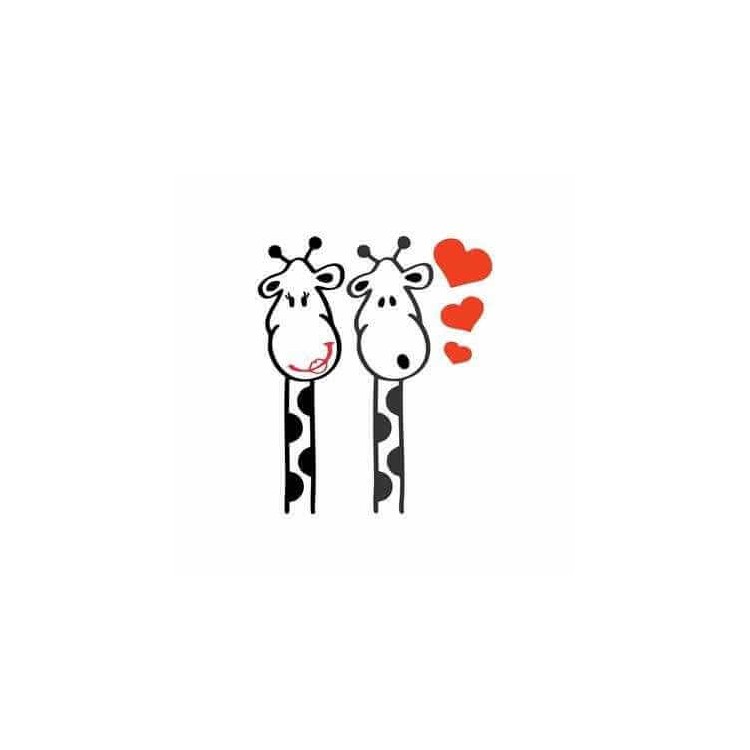 Adesivo Decorativo Girafas 4
