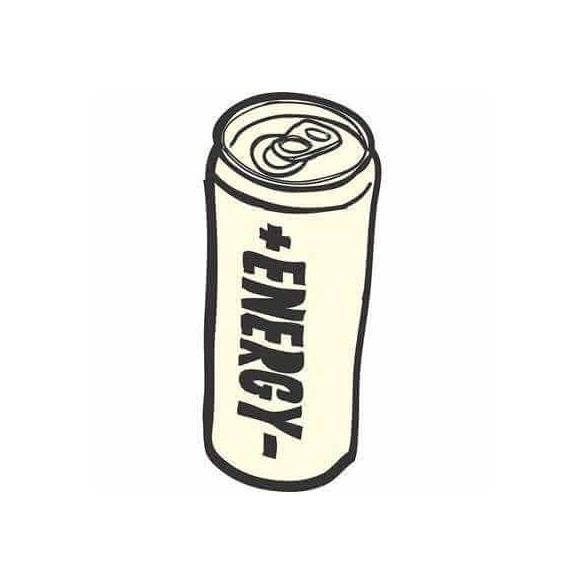 Adesivo Decorativo Lata Energy Medida 0,59x1,31 Metros (Energia)