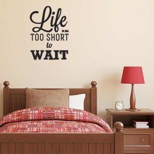 Adesivo Decorativo Life Is...