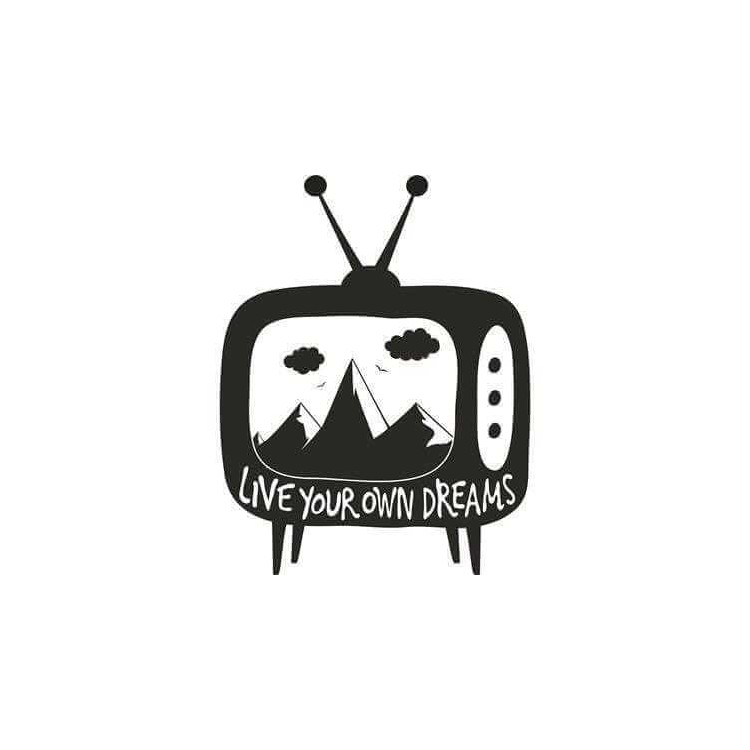 Adesivo Decorativo Live Your Own Dreams Medida...