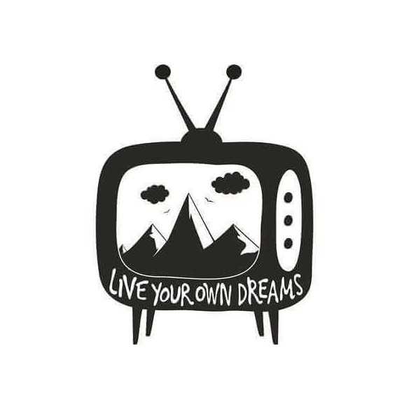 Adesivo Decorativo Live Your Own Dreams Medida 0,59x0,75 Metros (Viva seus próprios sonhos)