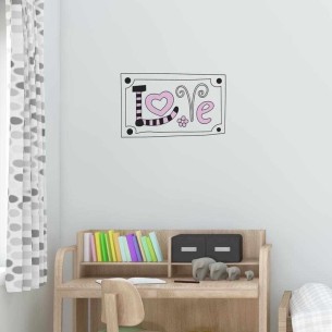 Adesivo Decorativo Love...