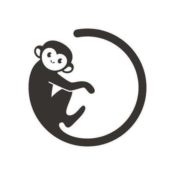 Adesivo Decorativo Macaco Medidas 0,59x0,59 Metros