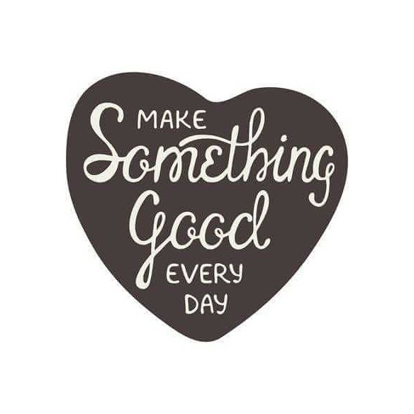 Adesivo Decorativo Make Something Good Every Day Medida 0,61x0,59 Metros (Faça algo bom todos os dias)