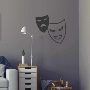 Adesivo Decorativo Mascaras...
