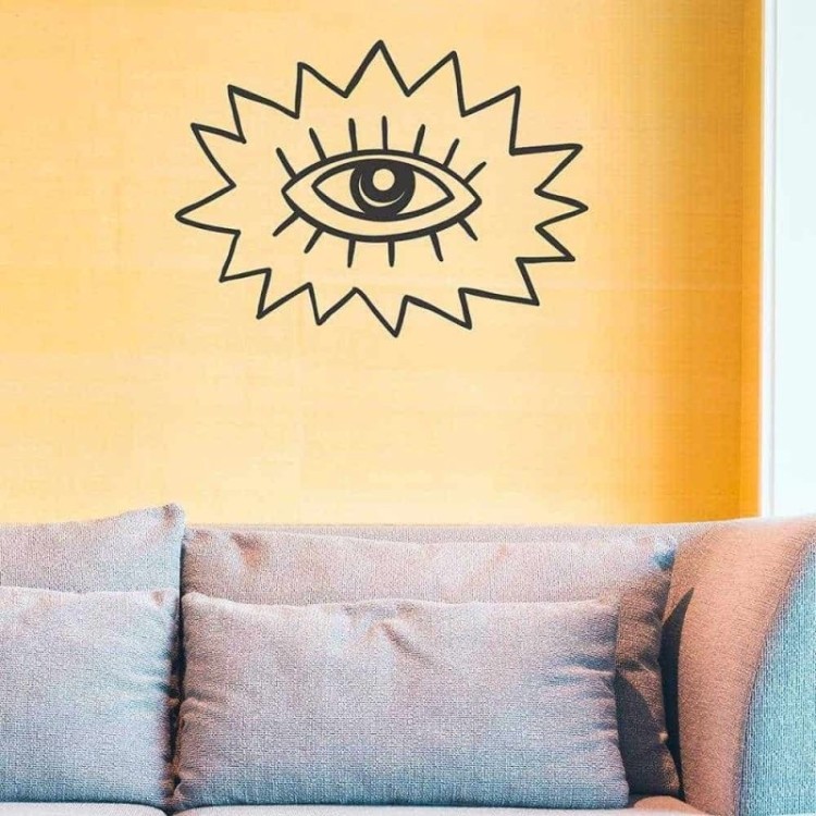 Adesivo Decorativo Olho Medida 0,81x0,59 Metros