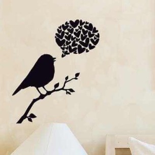 Adesivo Decorativo Passaro...