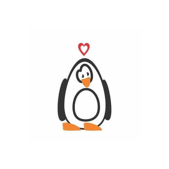 Adesivo Decorativo Pinguim 2