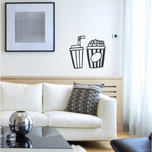 Adesivo Decorativo Pipoca...