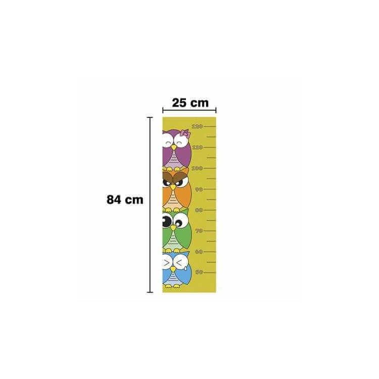 Adesivo Decorativo Régua Coruja 32052873 25x84 cm