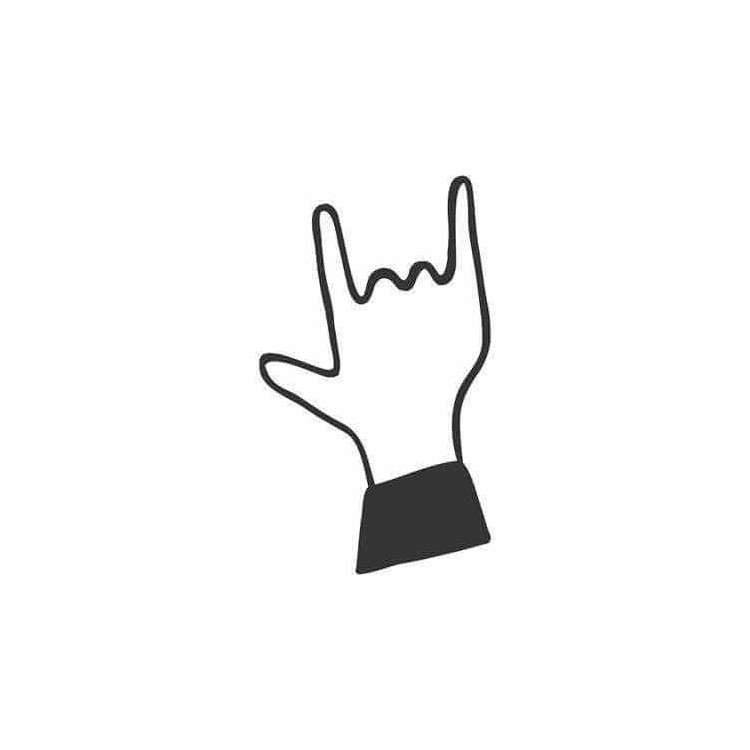 Adesivo Decorativo Rock'n'roll Medida 0,59x1,01...