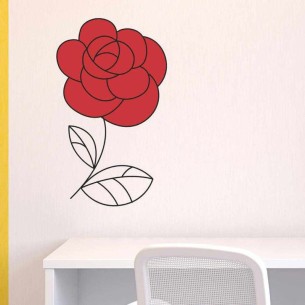 Adesivo Decorativo Rosa...