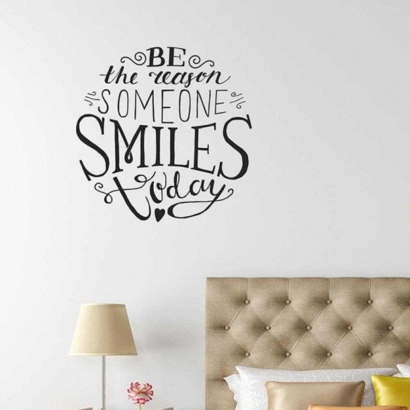 Adesivo Decorativo Smiles Medidas 0,59x0,59 Metros (Seja o motivo do riso de alguém hoje)